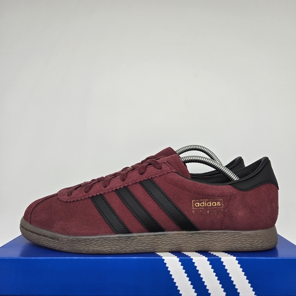 adidas Other - adidas Stadt Men's Suede Burgundy Shoes Size 11.5 New JQ9009